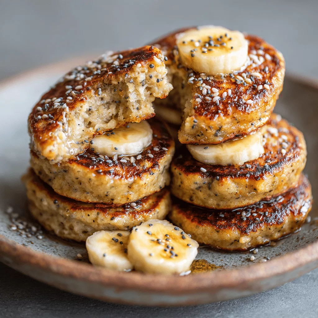 Cottage Cheese Banana Oat Protein Pancake Bites