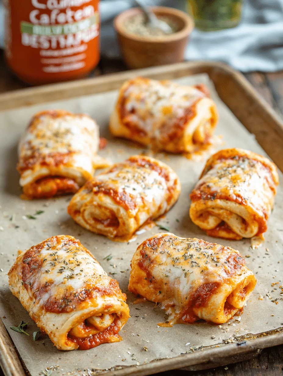 Low-Calorie Pizza Rolls