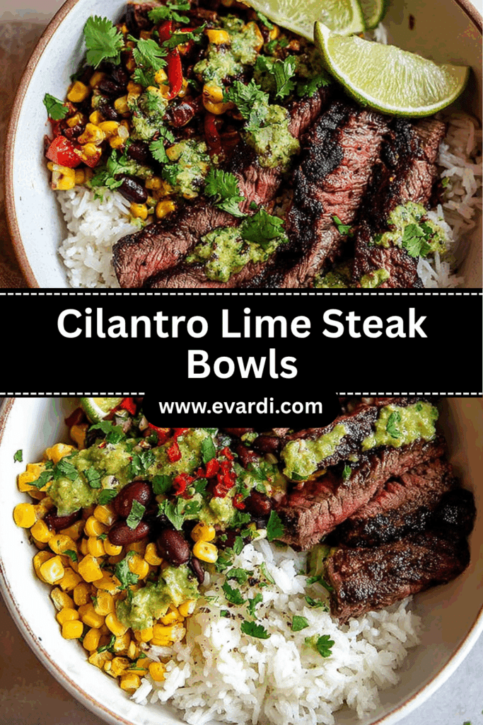 Cilantro Lime Steak Bowls