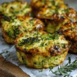 Low Carb Broccoli Cheese Rounds