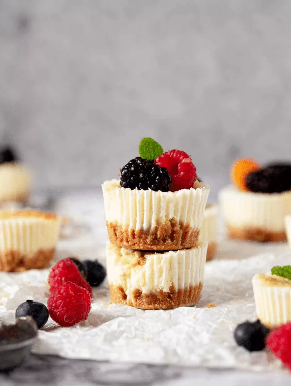 Mini Protein Cheesecakes
