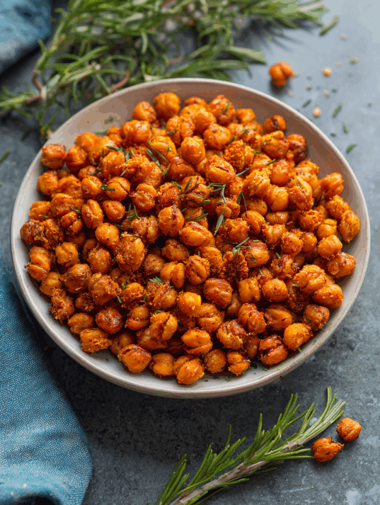 Ranch Crispy Roasted Chickpeas