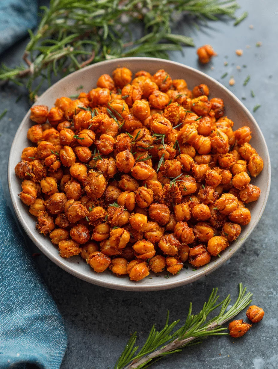 Ranch Crispy Roasted Chickpeas