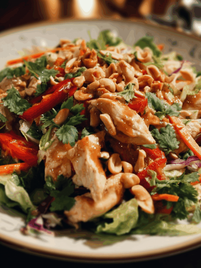 Thai Peanut Chicken Salad