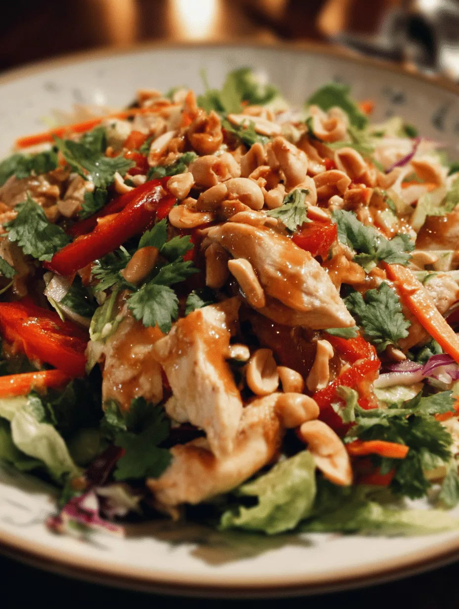 Thai Peanut Chicken Salad