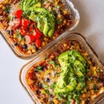 High-Protein Chicken Cottage Cheese Enchilada Bowls