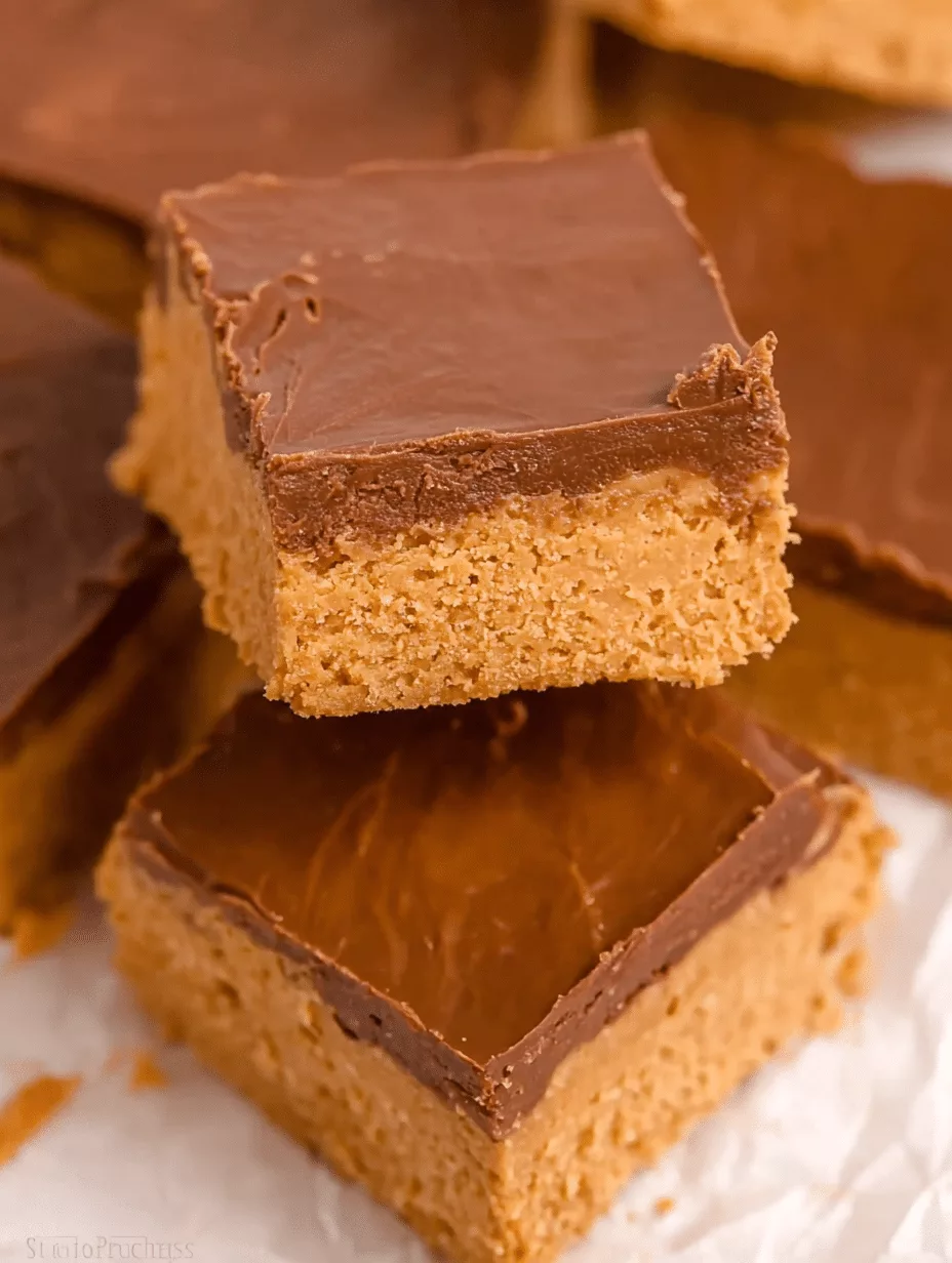 No Bake Peanut Butter Bars