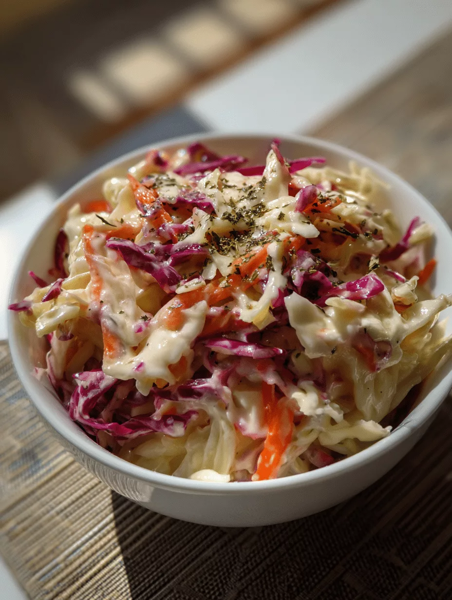 Greek Style Cole Slaw