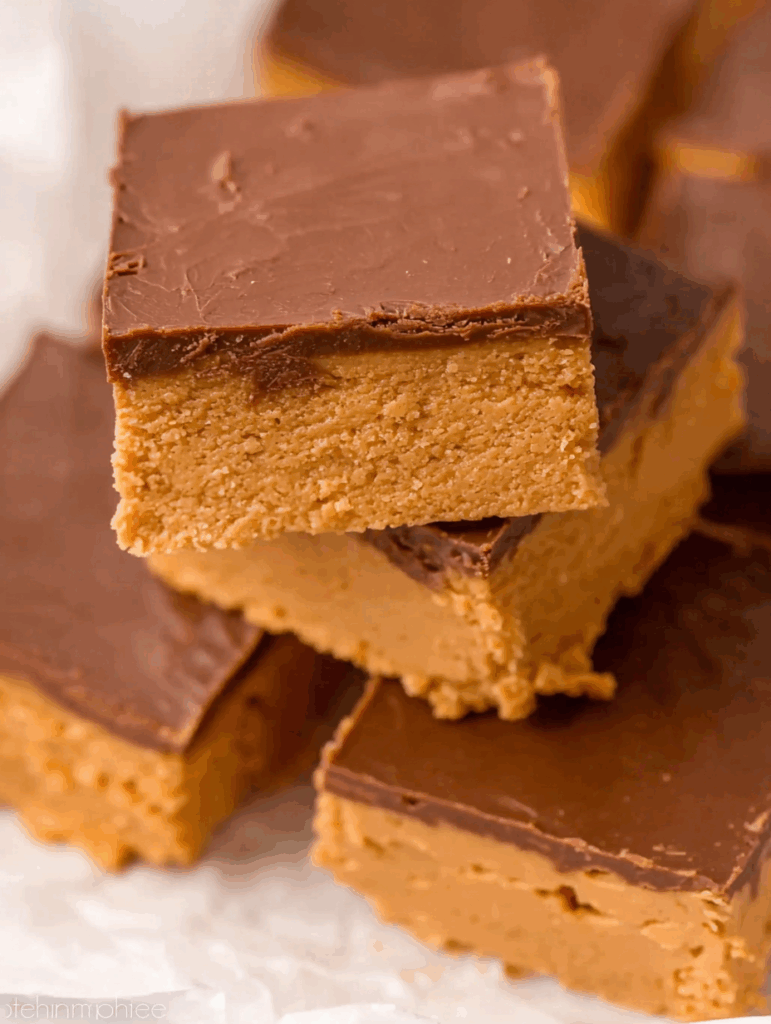 No Bake Peanut Butter Bars