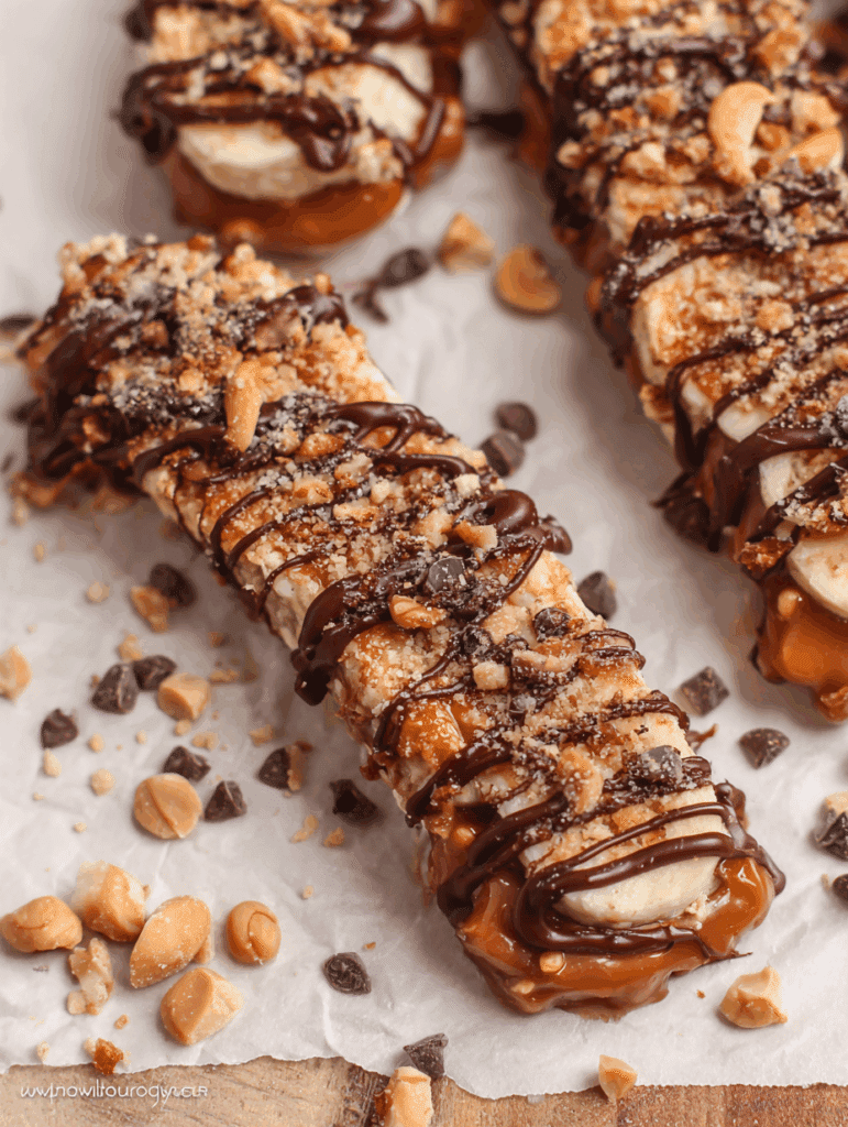 Frozen Banana Snickers
