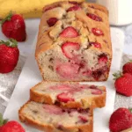 Banana Strawberry Bread recipe