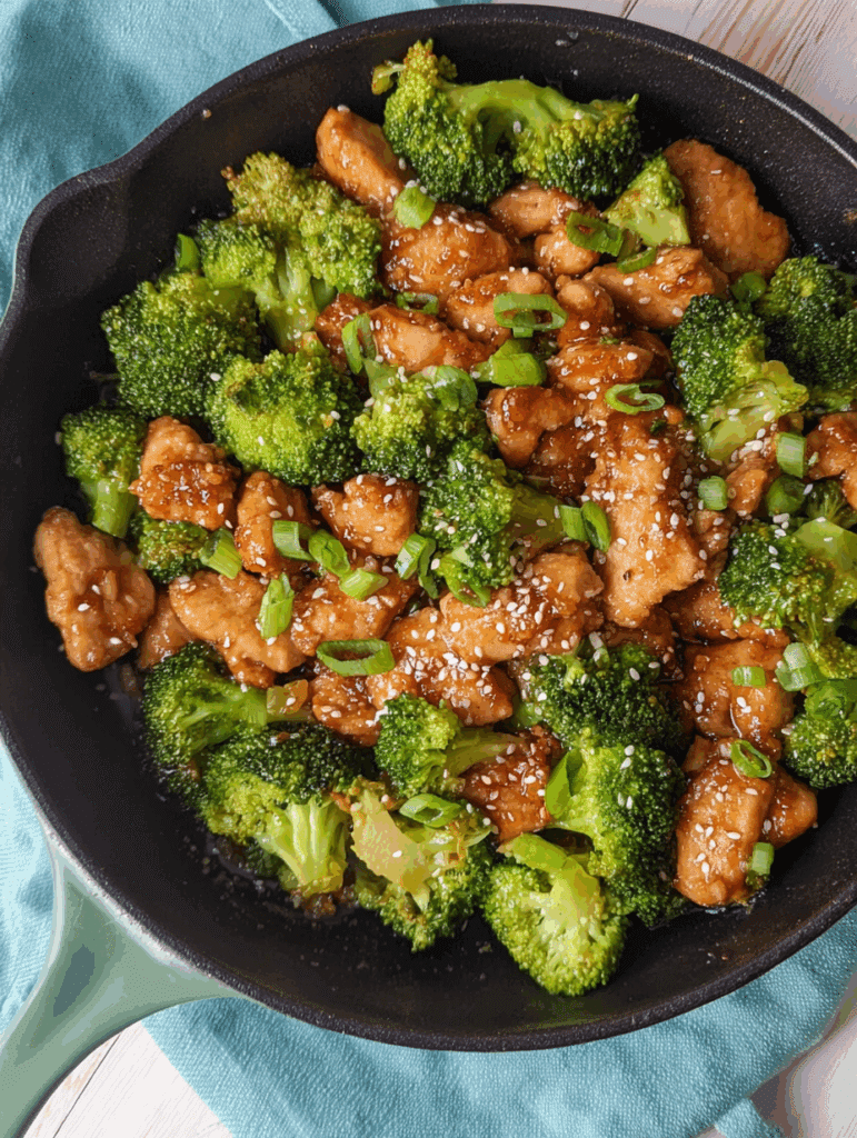 Honey Sesame Chicken and Broccoli