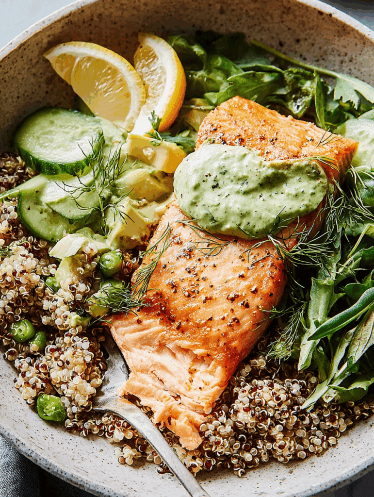 Salmon Quinoa Bowl