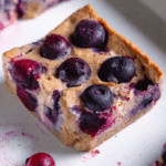 Blueberry Cottage Cheese Breakfast Bake