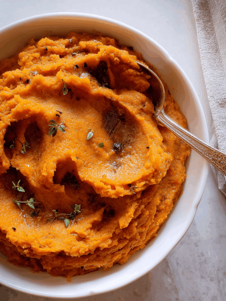Mashed Sweet Potato with Brown Butter