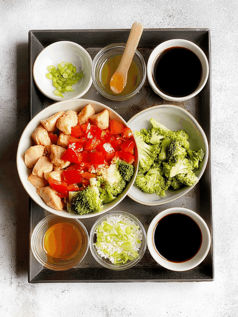 251-Calorie Teriyaki Chicken & Veggie Rice Bowl