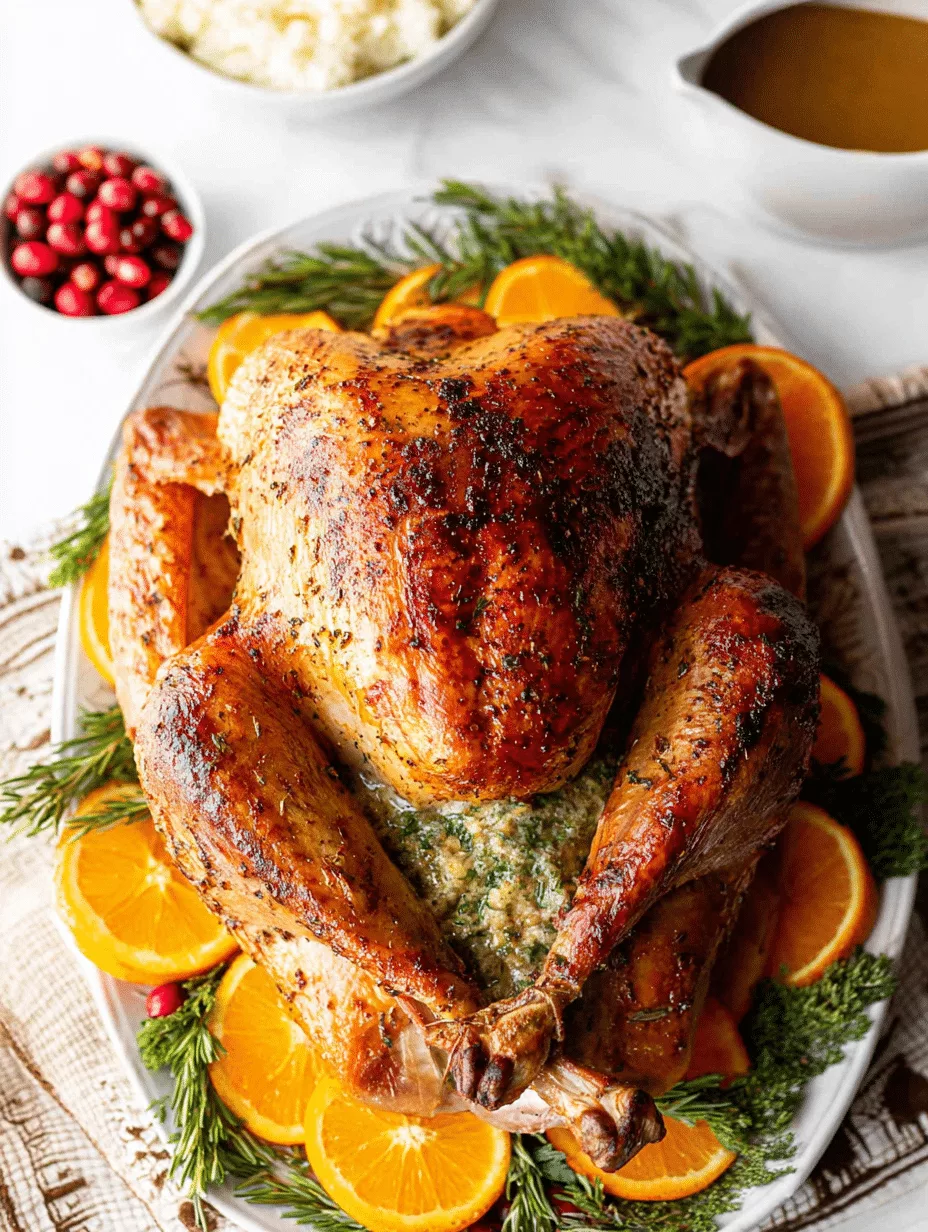 Classic Roast Turkey with Herb Butter Rub