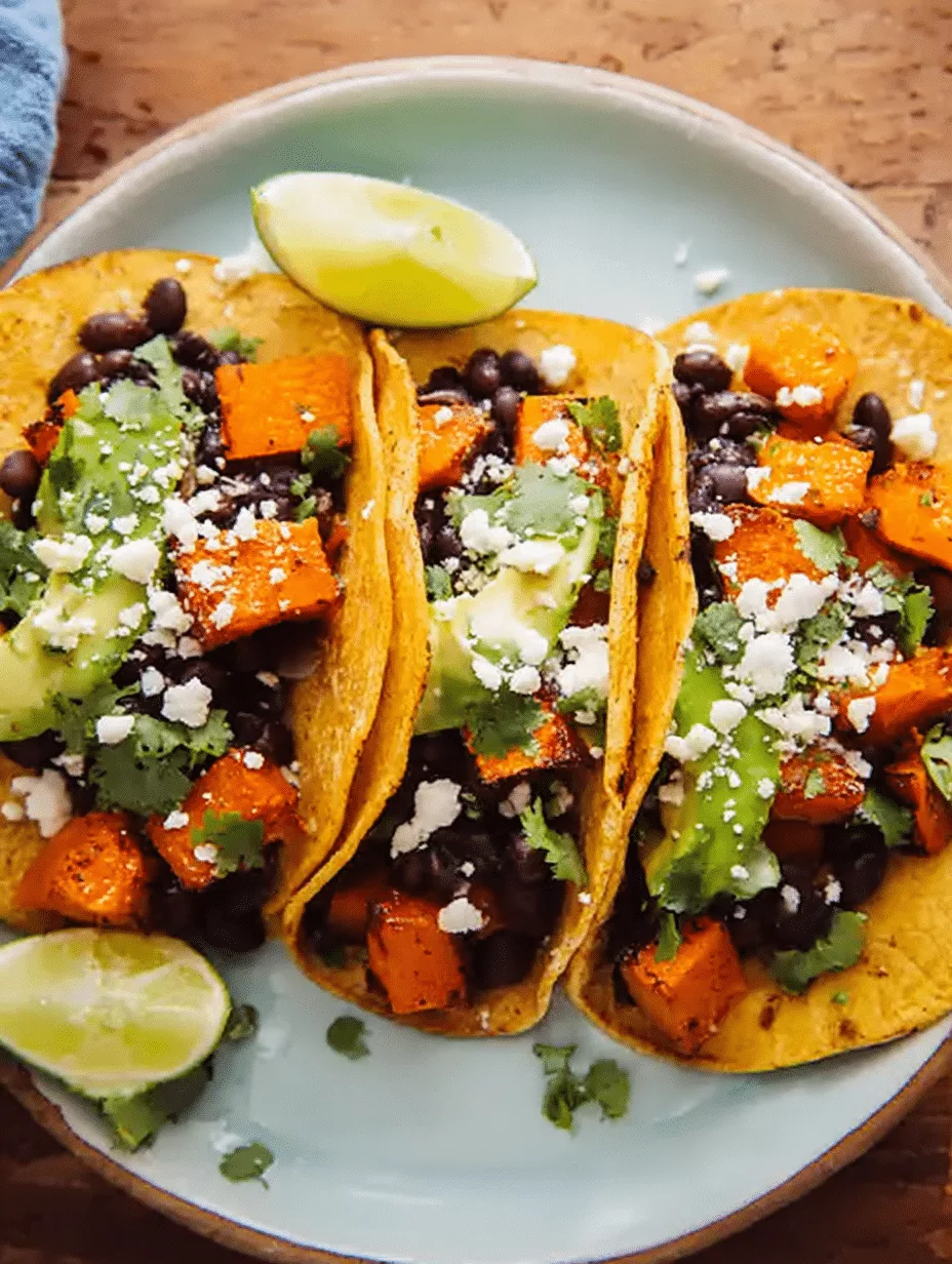 Sweet Potato & Black Bean Tacos