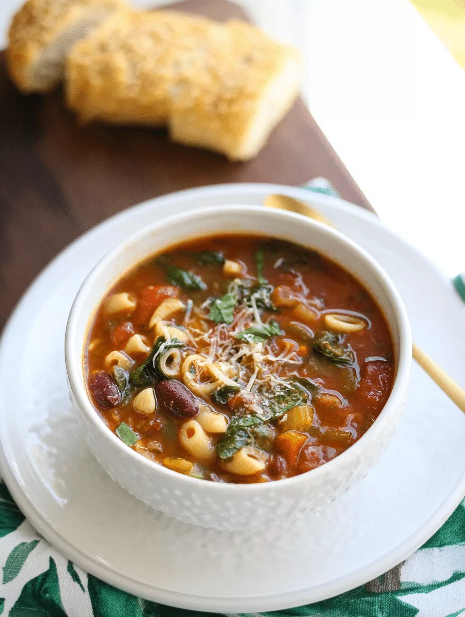Veggie-Packed Minestrone Soup