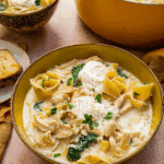 Creamy White Chicken Lasagna Soup