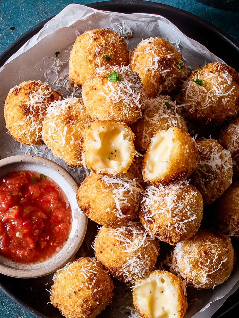 Air Fryer Cacio E Pepe Arancini