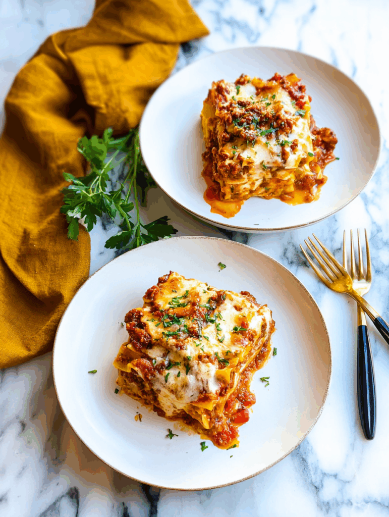 Easy Crockpot Lasagna with Minimal Prep