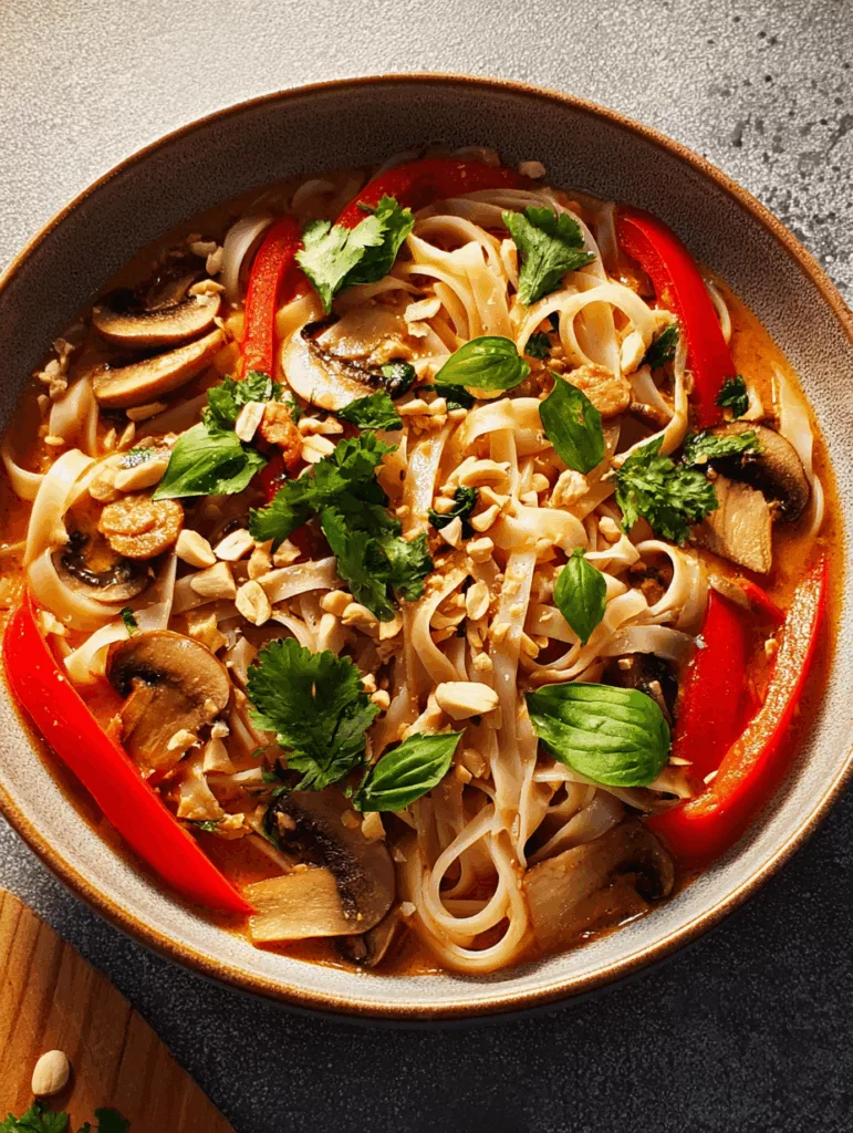 Thai Peanut Noodle Soup