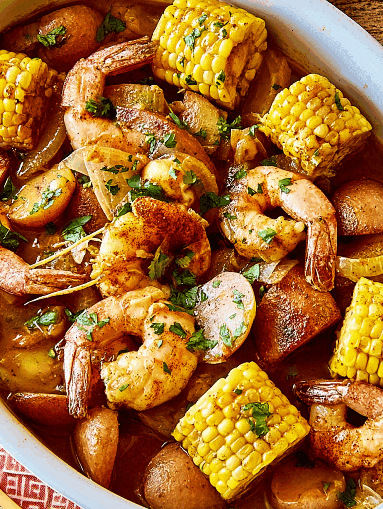 Slow Cooker Shrimp Boil