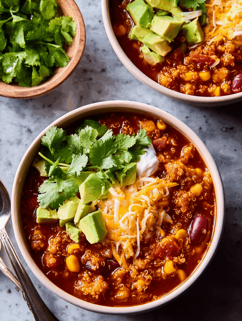 Slow-Cooker Quinoa Chili
