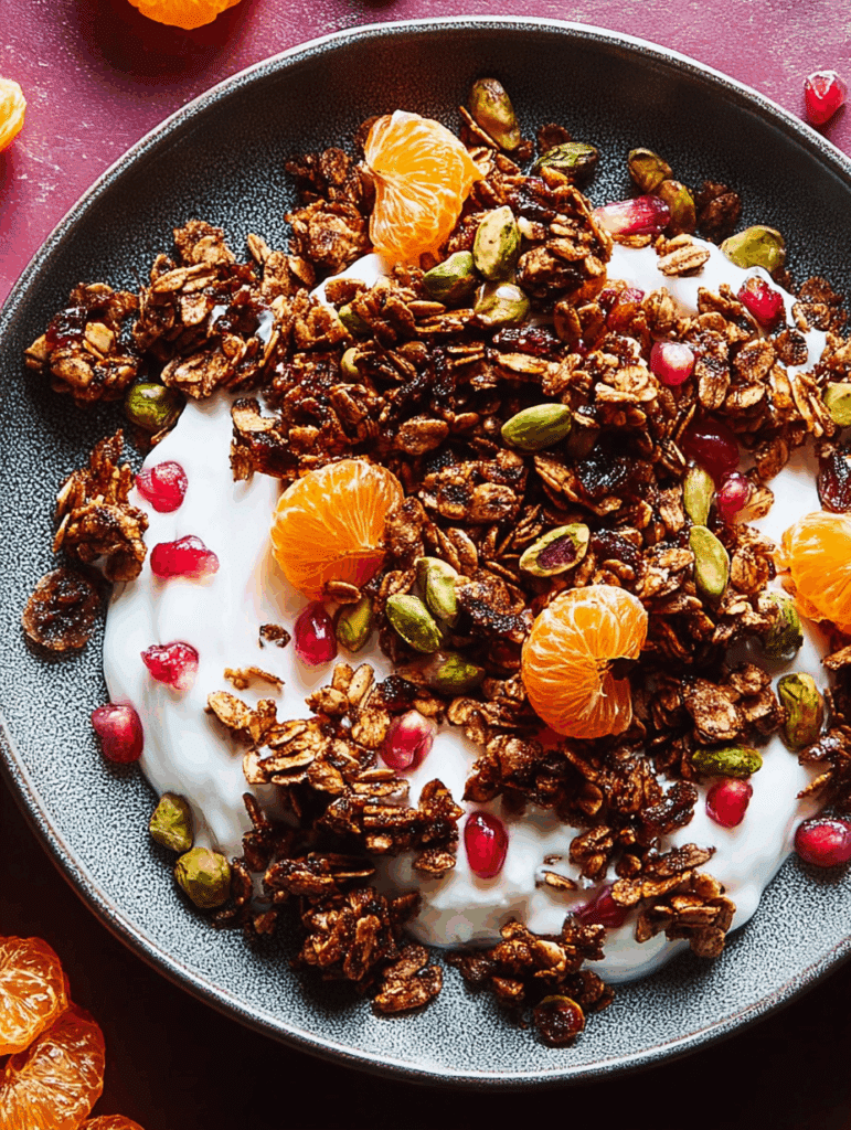 Air Fryer Baklava Granola