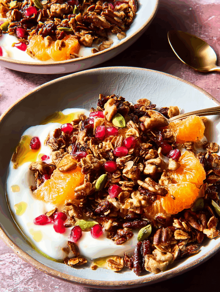 Air Fryer Baklava Granola