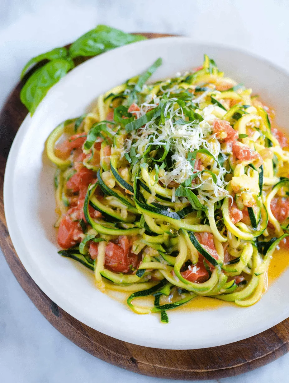 Low-Calorie Zucchini Noodles (Zoodles)