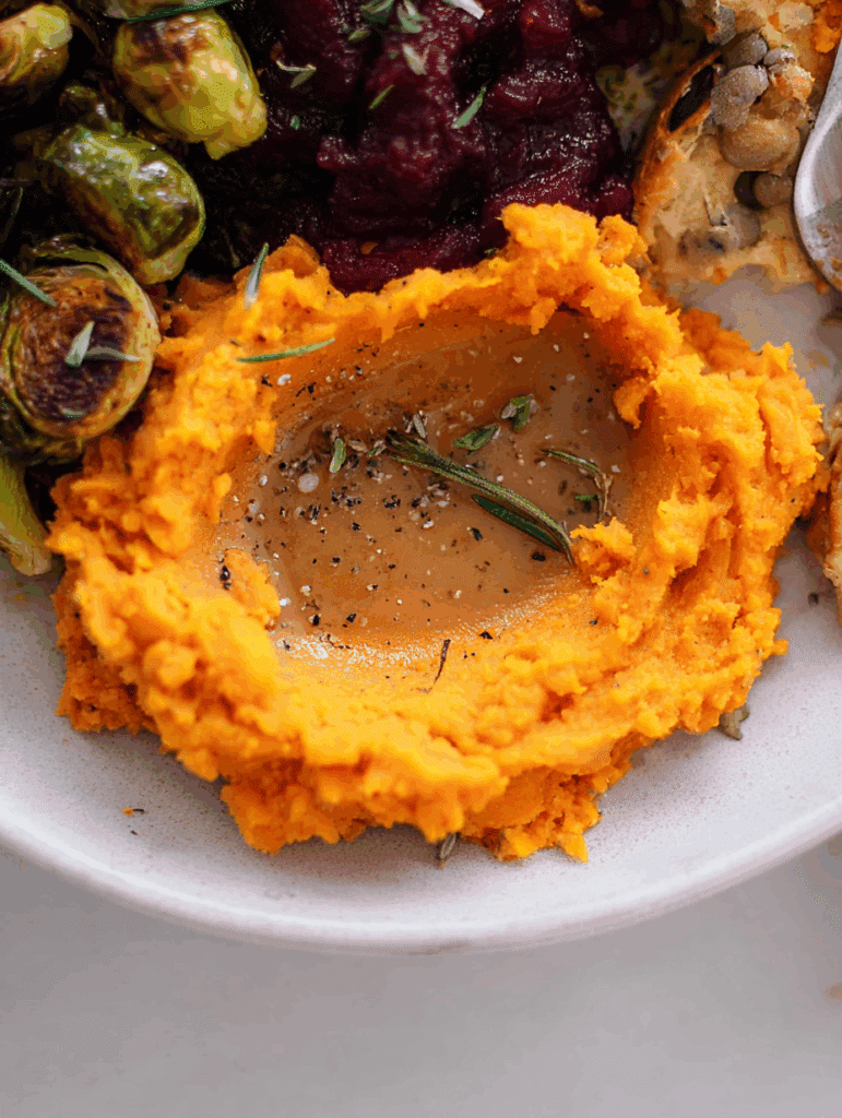 Mashed Sweet Potato with Brown Butter