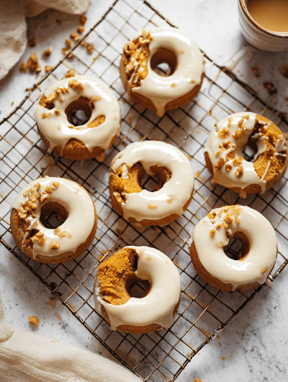 Baked Pumpkin Donuts with Maple Glaze