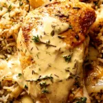 Slow-Cooker Creamy Lemon Herb Chicken