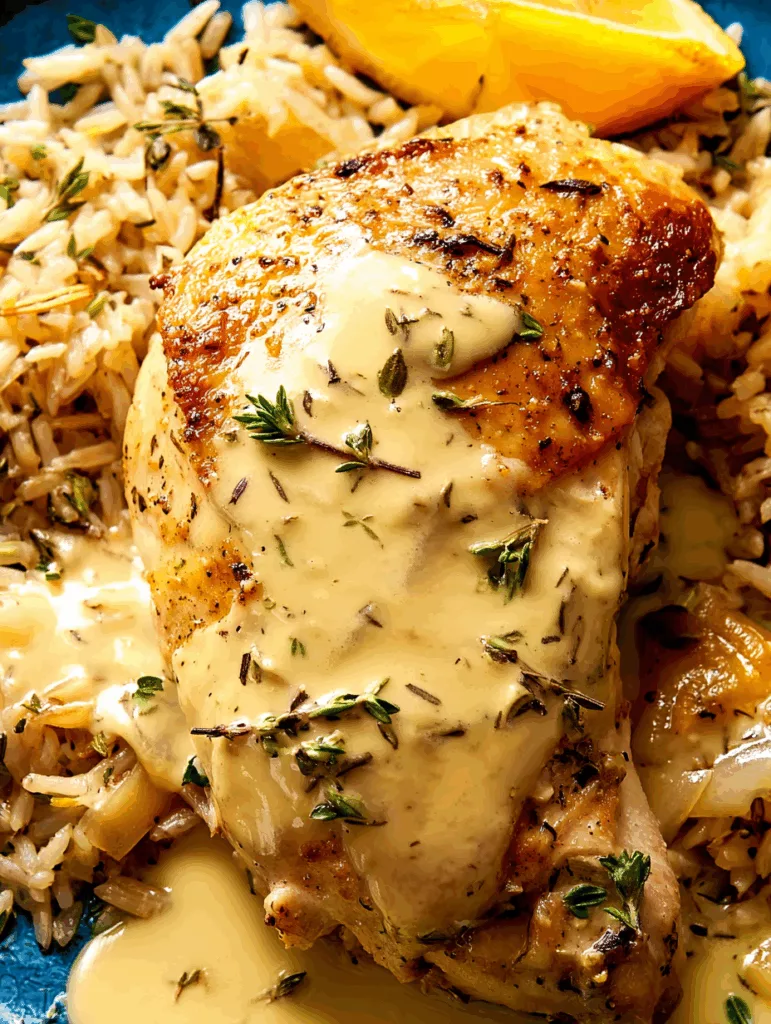 Slow-Cooker Creamy Lemon Herb Chicken