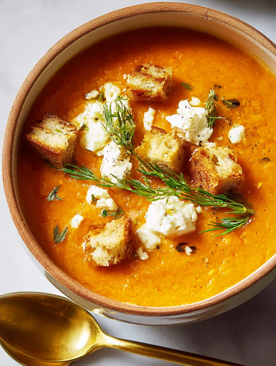 Baked Feta Soup
