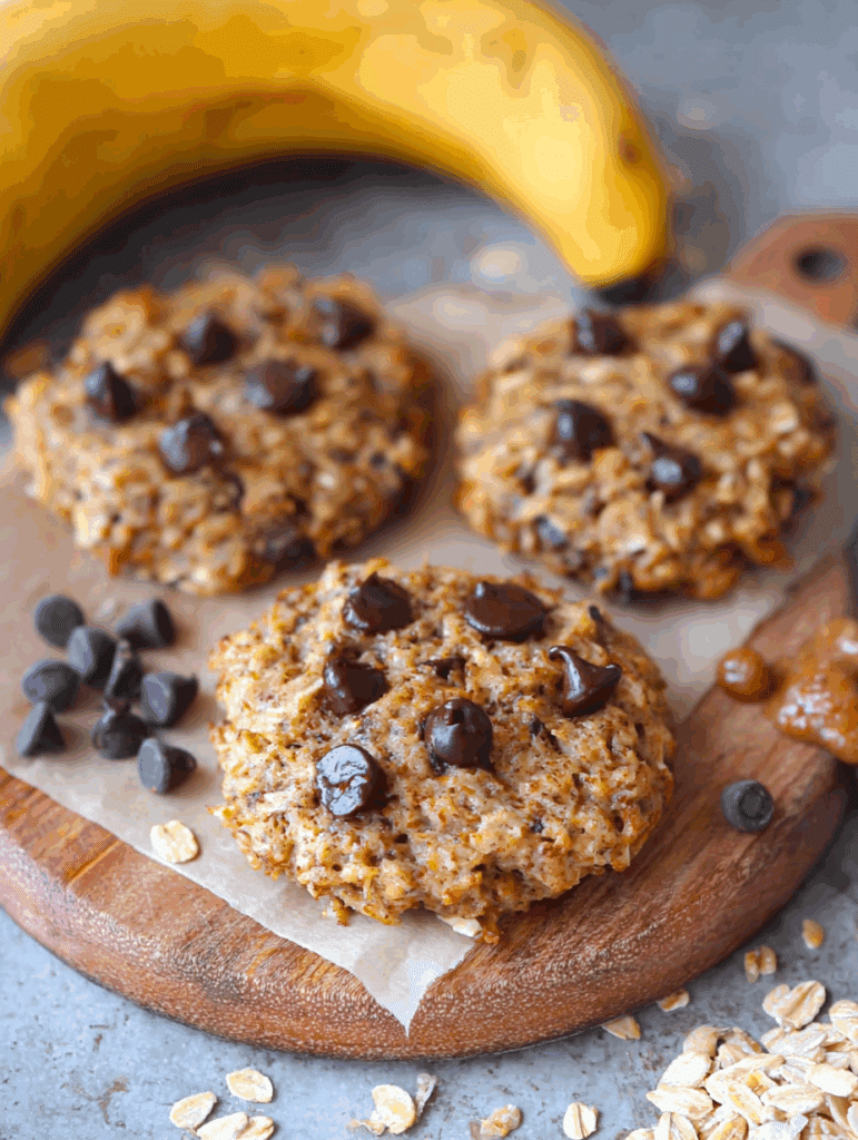 2 Ingredient Banana Oatmeal Cookies