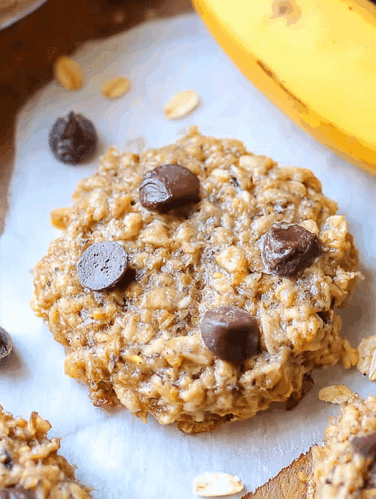 2 Ingredient Banana Oatmeal Cookies