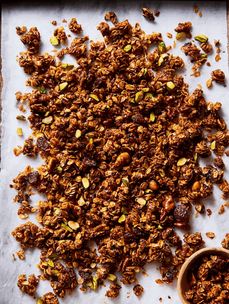 Air Fryer Baklava Granola