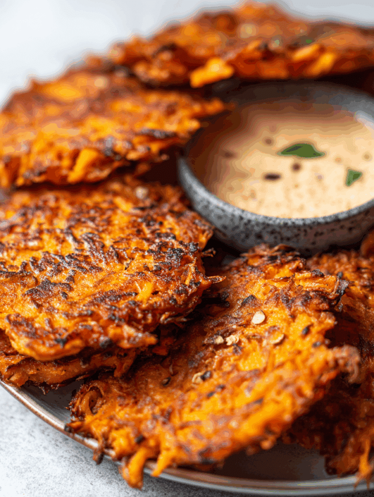 Baked Vegan Sweet Potato Hash Browns