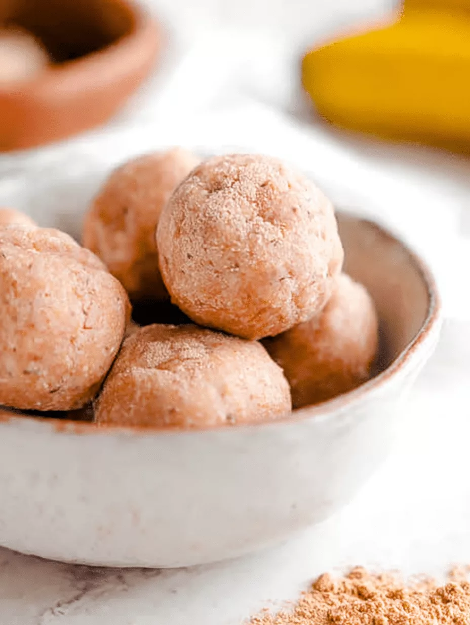 Banana Protein Balls