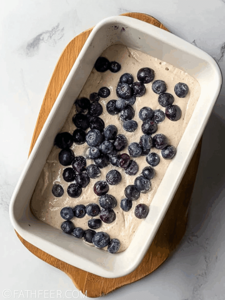 Blueberry Cottage Cheese Breakfast Bake