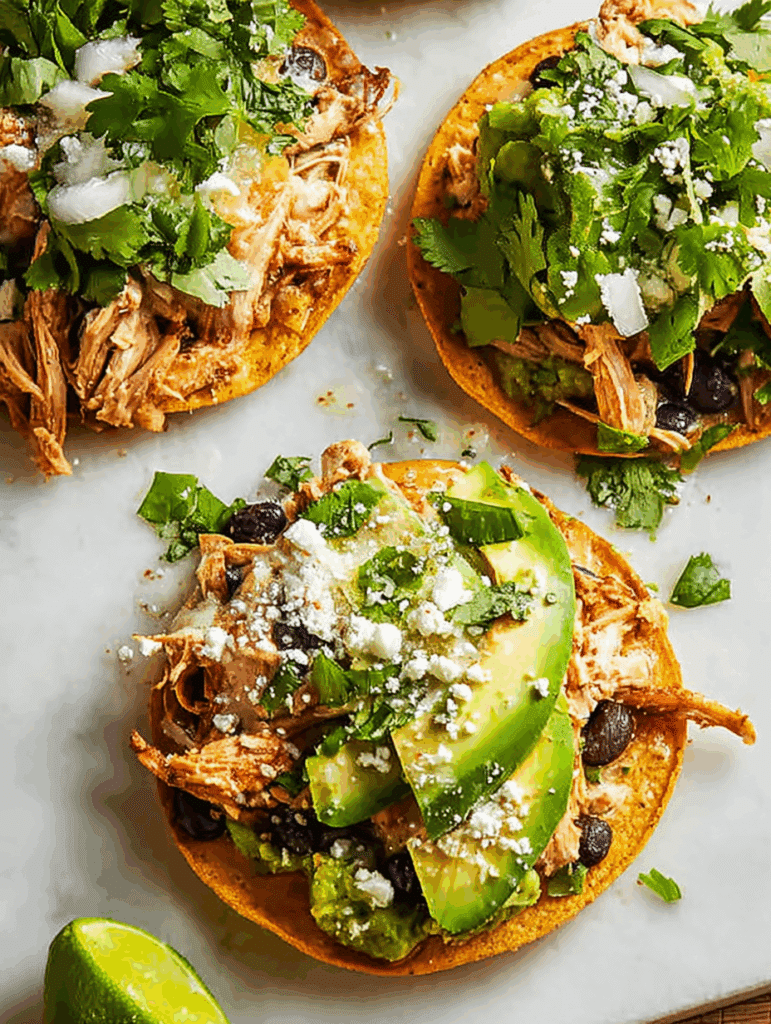 Chicken Tostadas Recipe