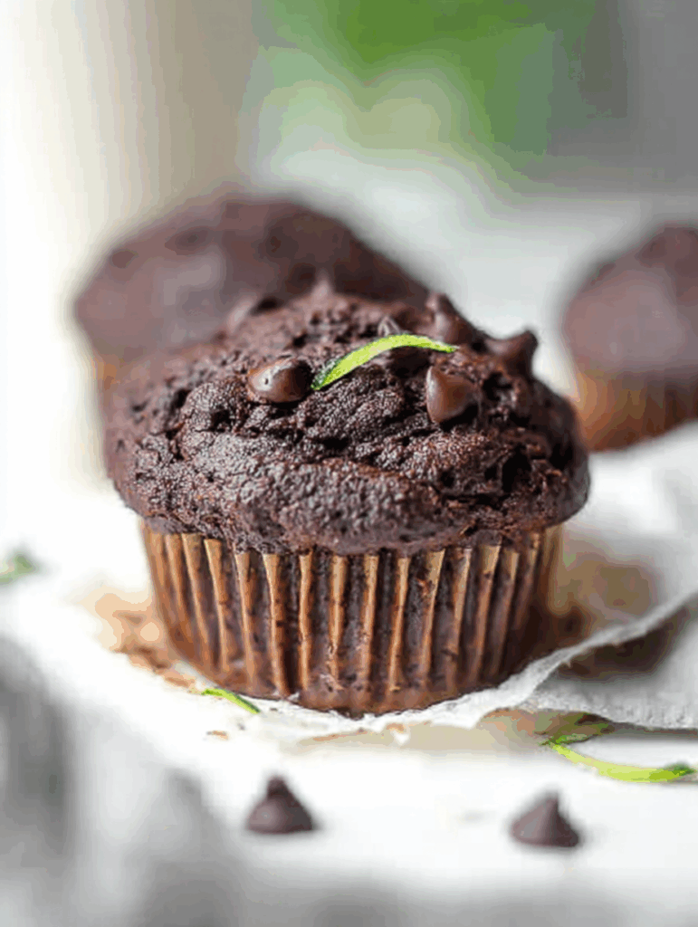 Chocolate Zucchini Muffins