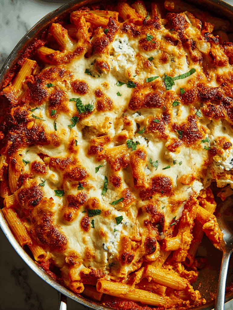 Cottage Cheese Baked Ziti