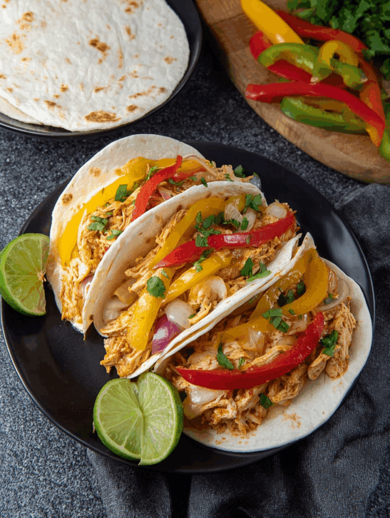 Crockpot Chicken Fajitas