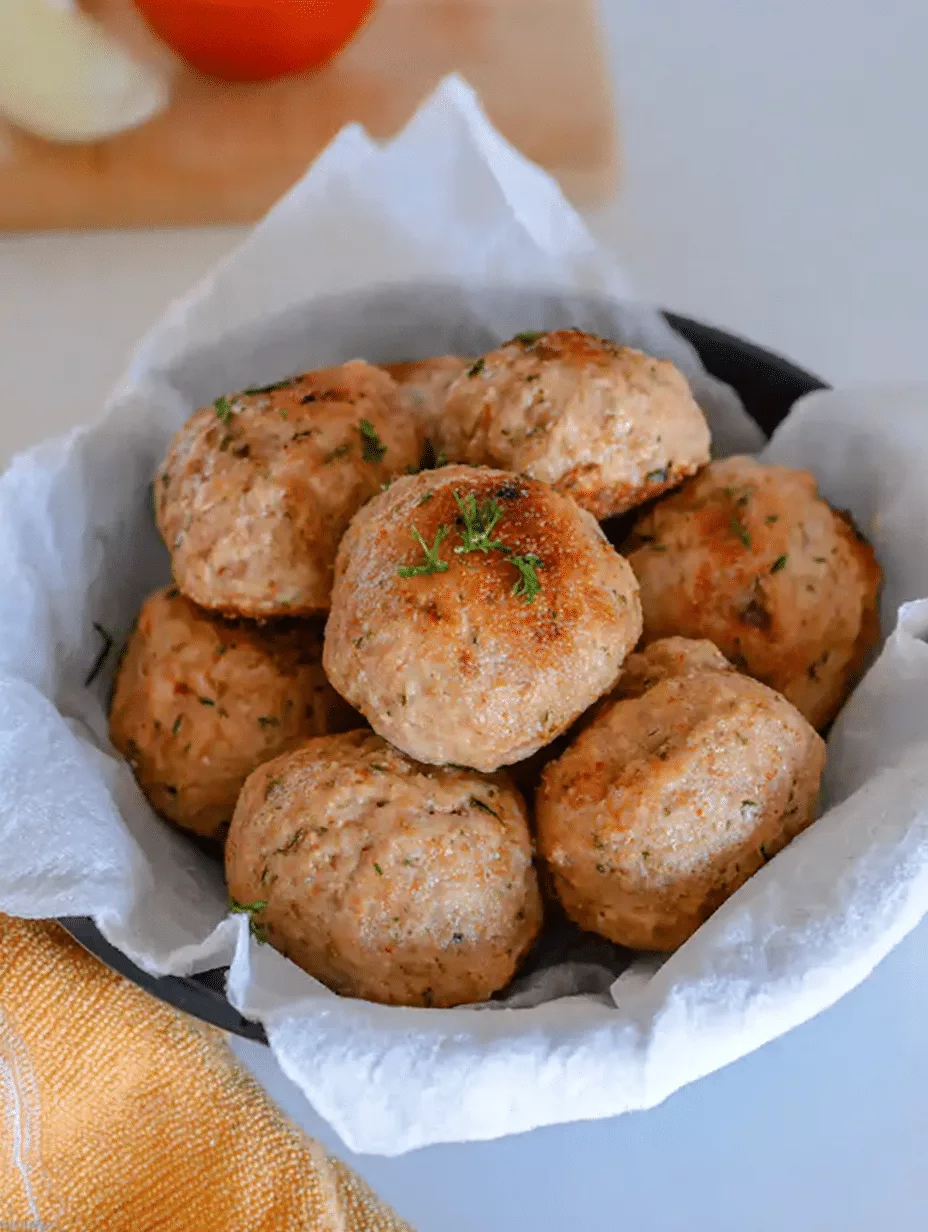 Easy Chicken Meatballs Recipe