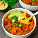 Easy Turkey & Vegetable Chili (Low-Calorie)