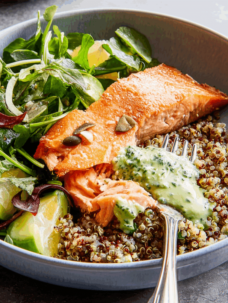 Salmon Quinoa Bowl